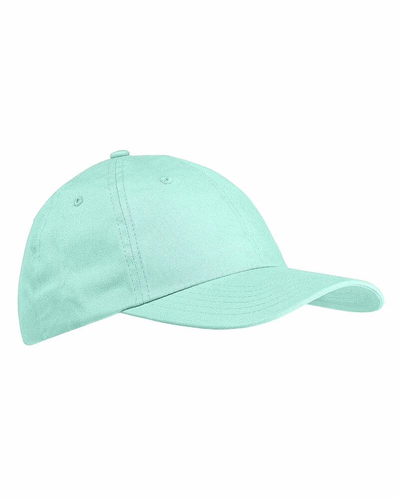 big accessories bx001 6-panel brushed twill unstructured cap Front Fullsize