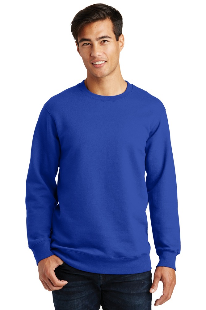 port & company pc850 fan favorite fleece crewneck sweatshirt Front Fullsize