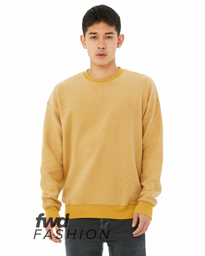 Bella + Canvas 3345 Unisex Sueded Drop Shoulder Sweatshirt Front Fullsize"