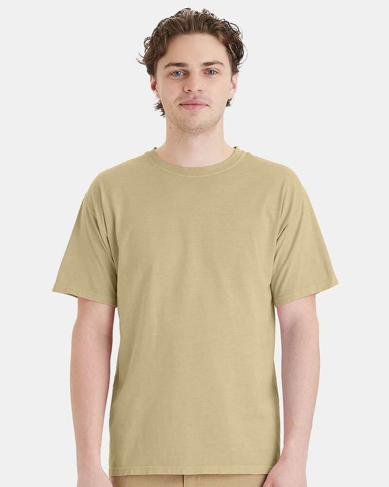 comfortwash by hanes gdh11b unisex botanical dye t-shirt Front Fullsize