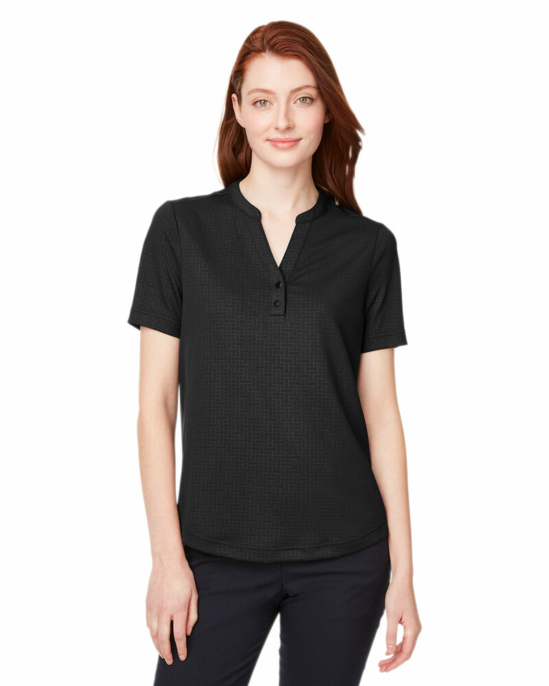 North End NE102W Ladies' Replay Recycled Polo Front Fullsize"