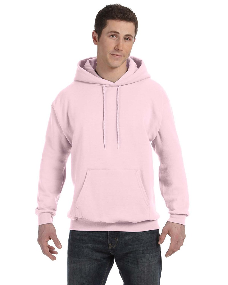 Hanes P170 Unisex Ecosmart® 50/50 Pullover Hooded Sweatshirt Front Fullsize"