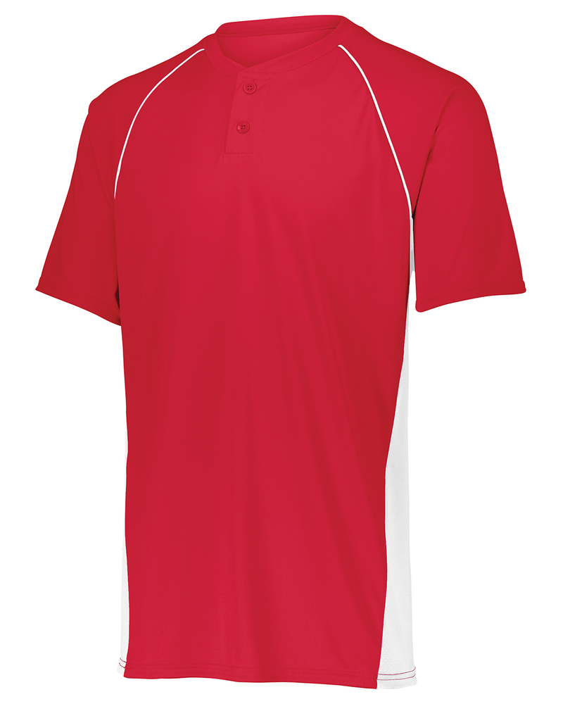 augusta sportswear a1560 unisex true hue technology limit baseball/softball jersey Front Fullsize