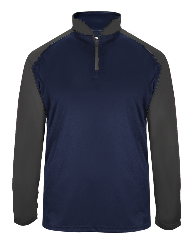 Badger Sport 4006 Ultimate Softlock Sport 1 /4 Zip Front Fullsize"