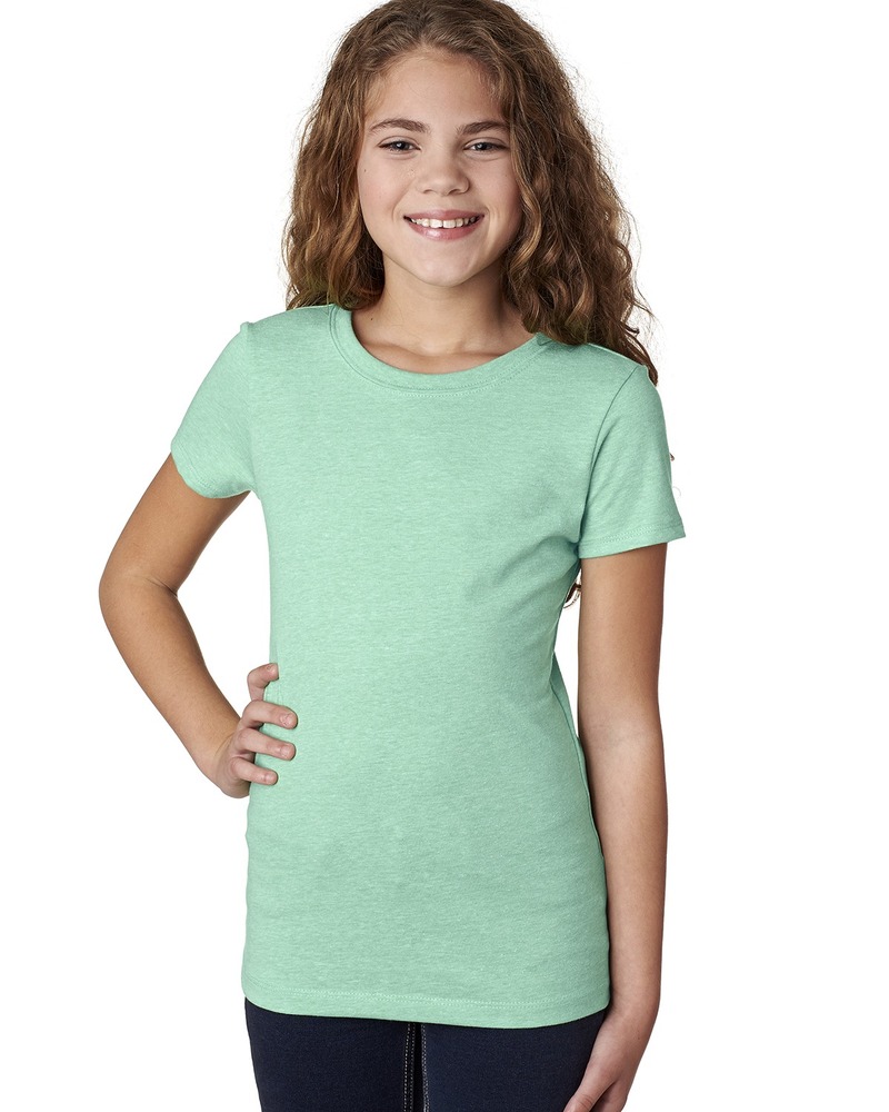 next level 3712 youth princess cvc t-shirt Front Fullsize