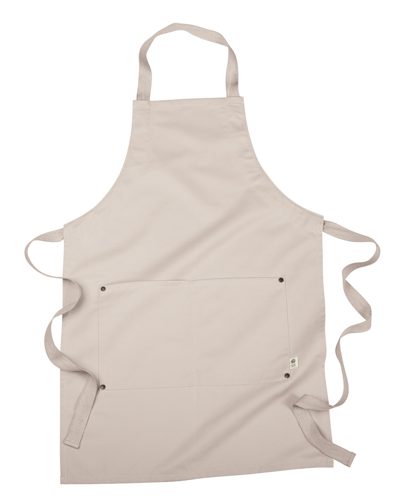 econscious ec6015 organic cotton recycled polyester eco apron Front Fullsize