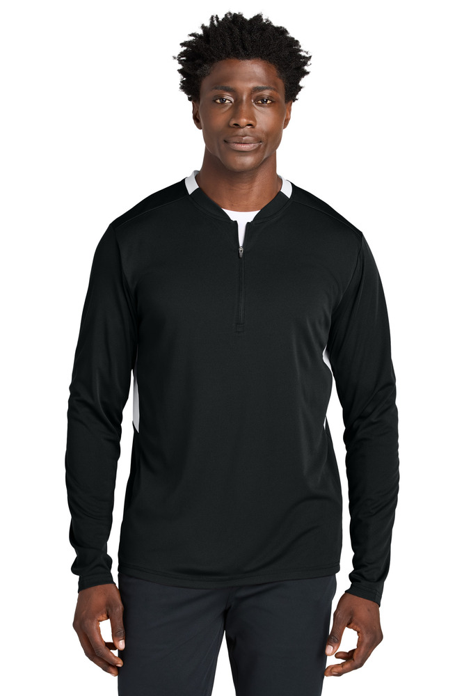 sport-tek st443 club 1/4-zip pullover Front Fullsize
