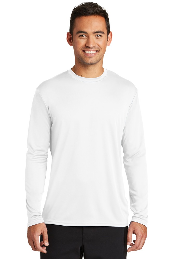 port & company pc380ls long sleeve performance tee Front Fullsize