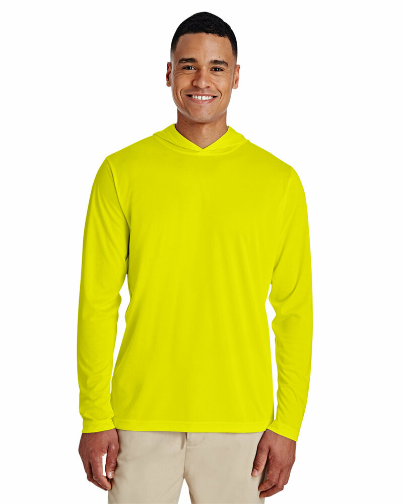 Team 365 TT41 Men's Zone Performance Hooded T-Shirt Front Fullsize"