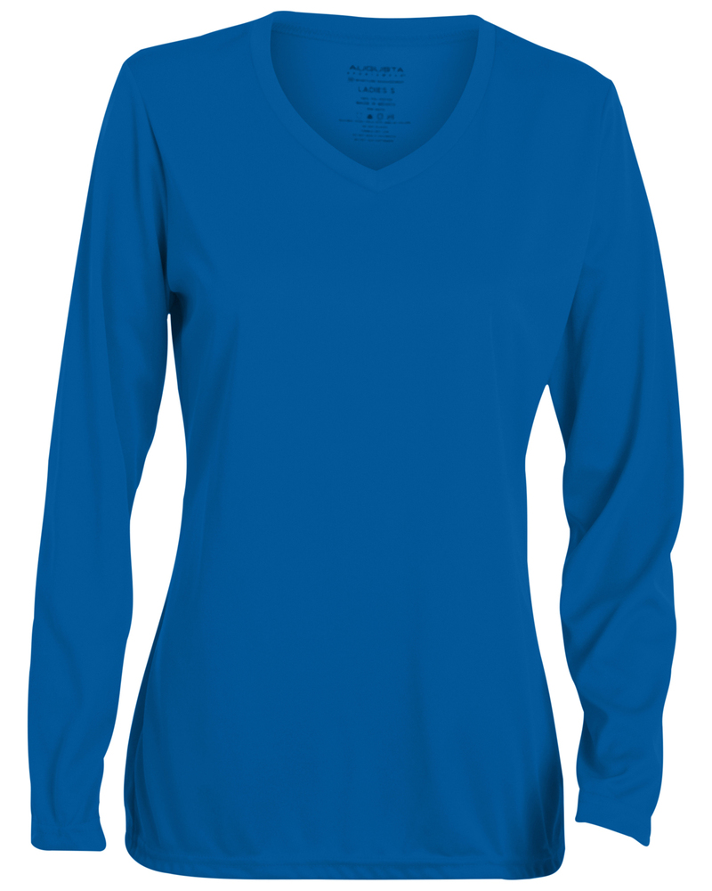 Augusta Sportswear 1788 Ladies NexGen Wicking Long Sleeve Tee Front Fullsize"
