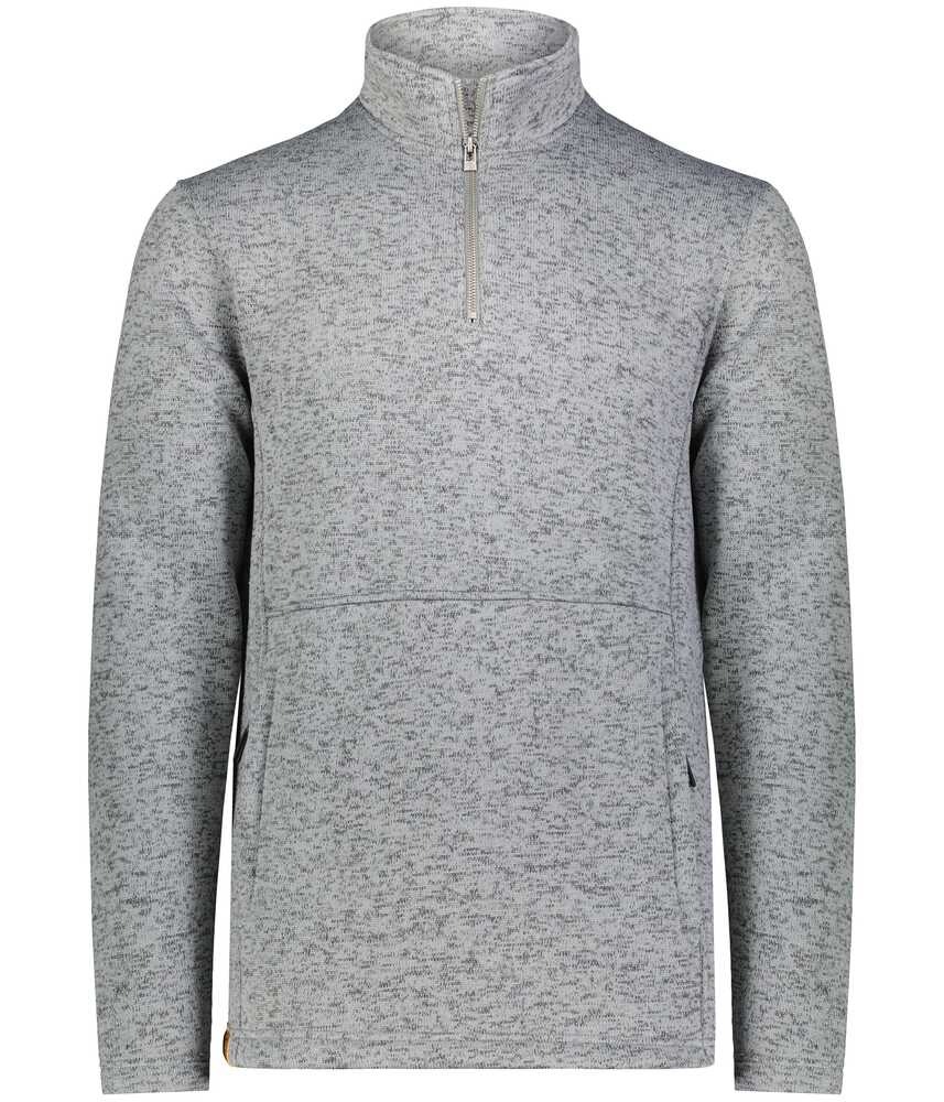 Holloway 223540 Alpine Sweater Fleece 1/4 Zip Pullover Front Fullsize"