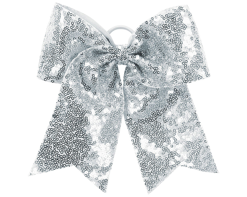 augusta sportswear 6702 sequin cheer hair bow Front Fullsize