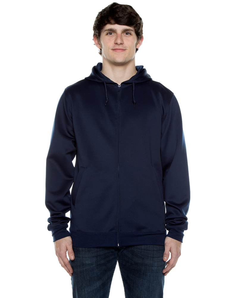 beimar alr802 unisex 9 oz. polyester air layer tech full-zip hooded sweatshirt Front Fullsize