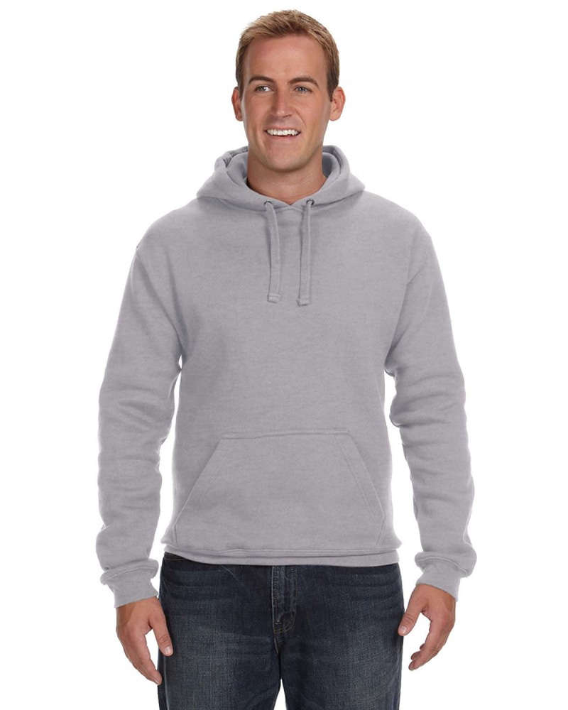 J America JA8824 Adult Premium Fleece Pullover Hooded Sweatshirt Front Fullsize"