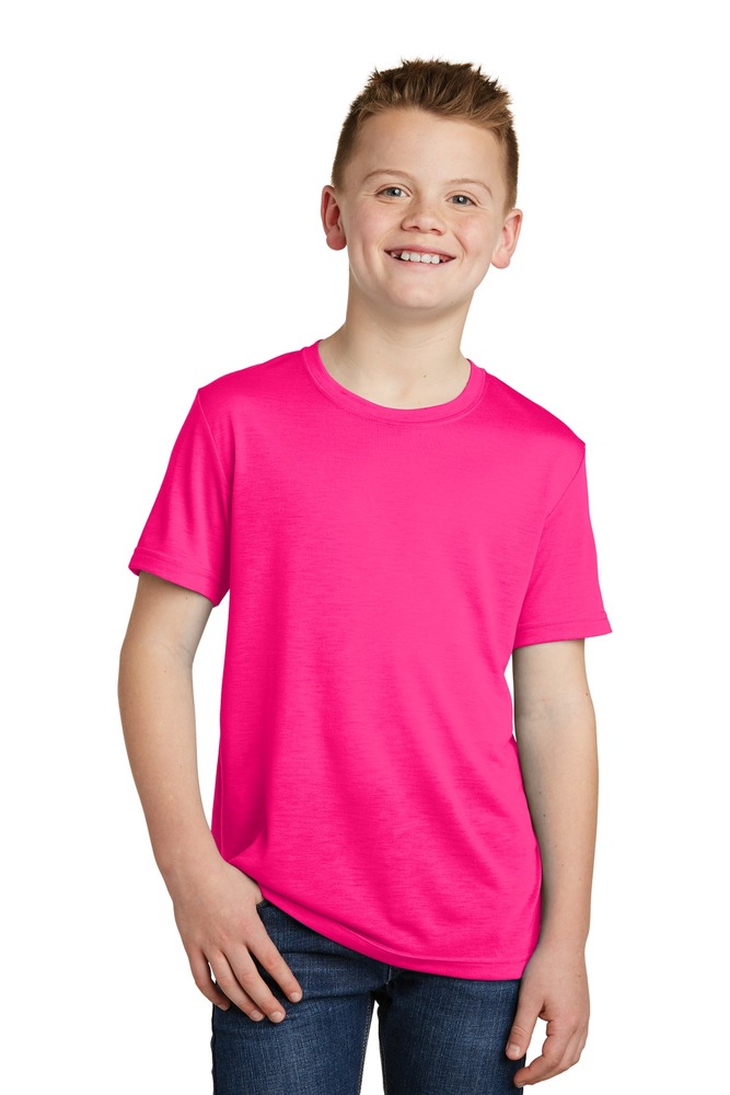 sport-tek yst450 youth posicharge ® competitor ™ cotton touch ™ tee Front Fullsize