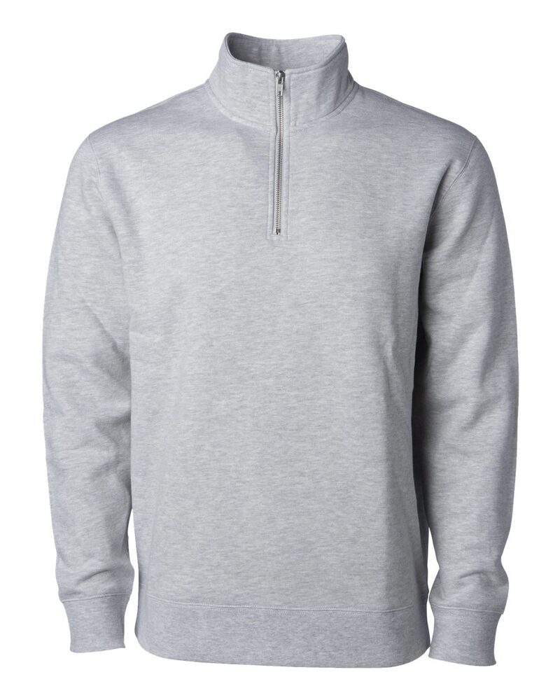 independent trading co. ss4600qz midweight quarter-zip pullover Front Fullsize