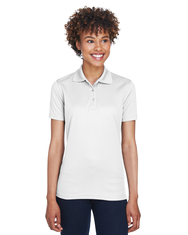 ultraclub 8210l ladies' cool & dry mesh piqué polo Front Fullsize