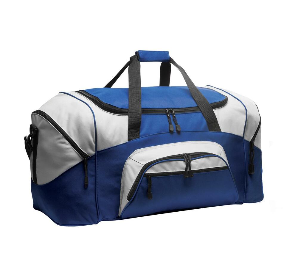 port authority bg99 - standard colorblock sport duffel Front Fullsize