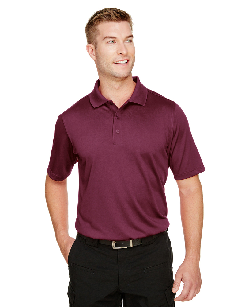 Harriton M348 Men's Advantage Snag Protection Plus Polo Front Fullsize"