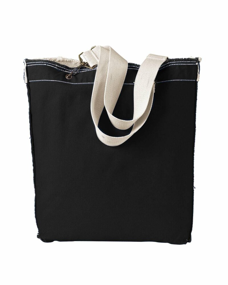 authentic pigment 1906 14 oz. direct-dyed raw-edge tote Front Fullsize