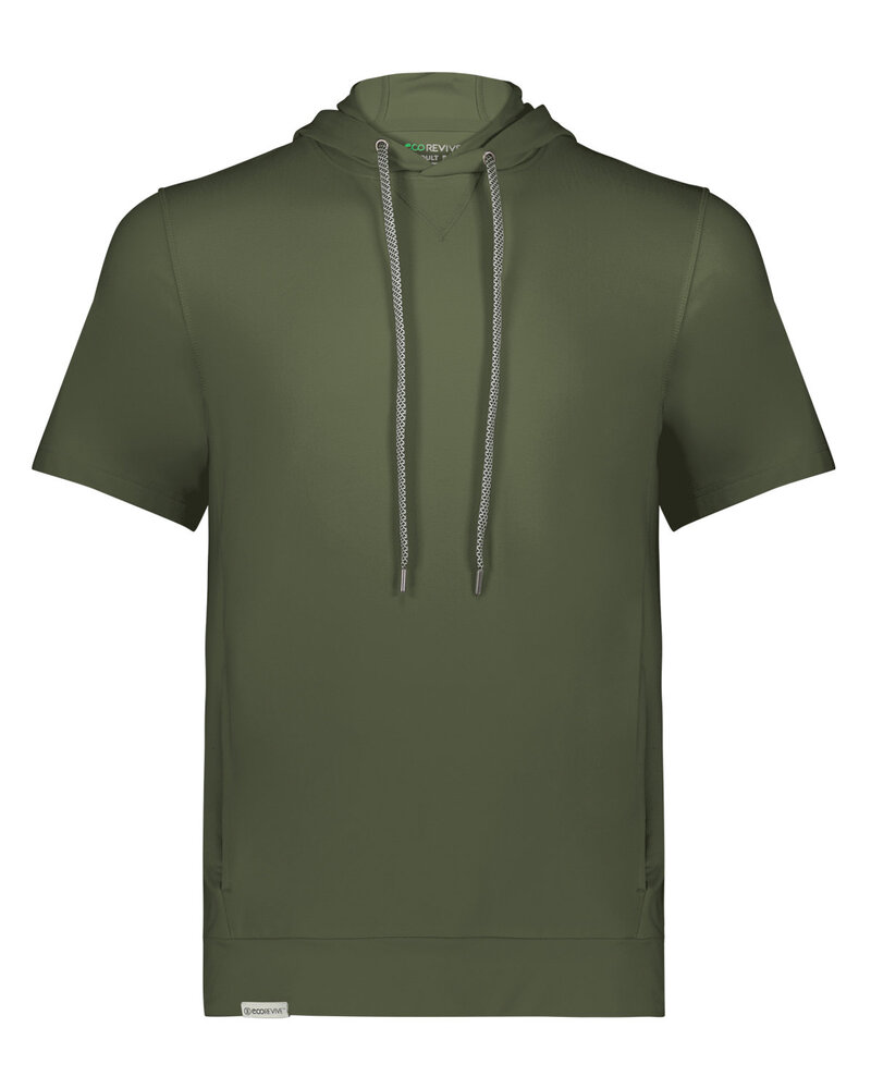 Holloway 222505 Adult Ventura Soft Knit Short Sleeve Hoodie Front Fullsize"