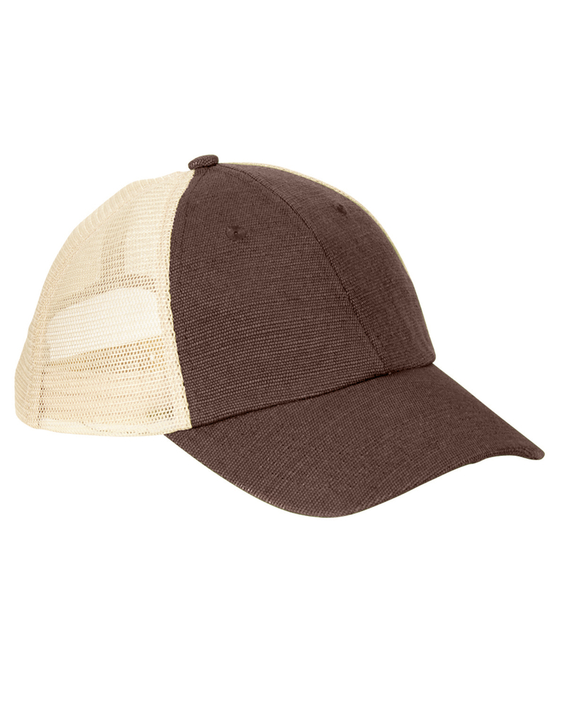 econscious EC7095 Hemp Washed Soft Mesh Trucker Front Fullsize"