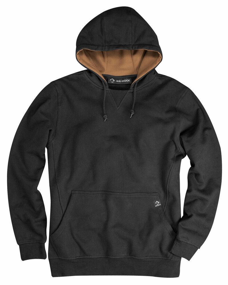dri duck 7035 cotton blend pullover hooded sweatshirt Front Fullsize