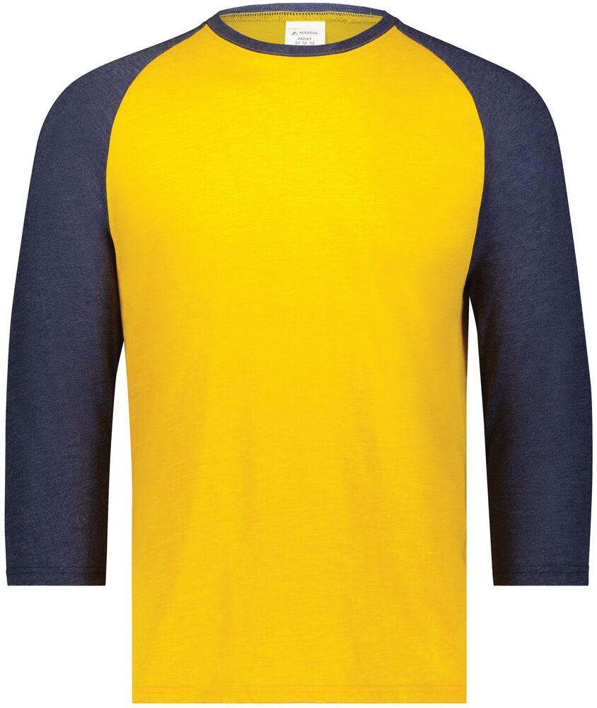 Augusta Sportswear 6879 Gameday Vintage 3/4 Tee Front Fullsize"
