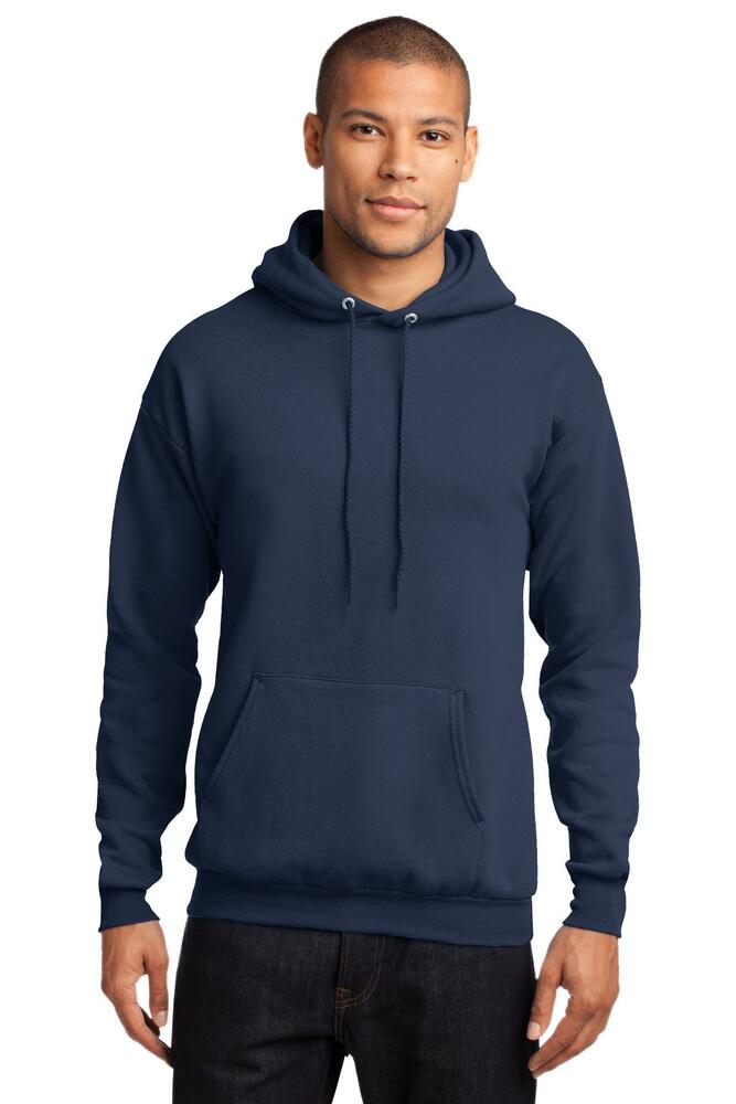 Port & Company PC78H Core Fleece Pullover Hooded Sweatshirt Front Fullsize"