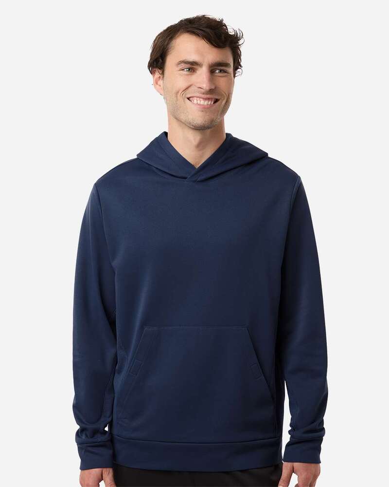 Team 365 TT400 Unisex Squad Hooded Tech Fleece Pullover Front Fullsize"