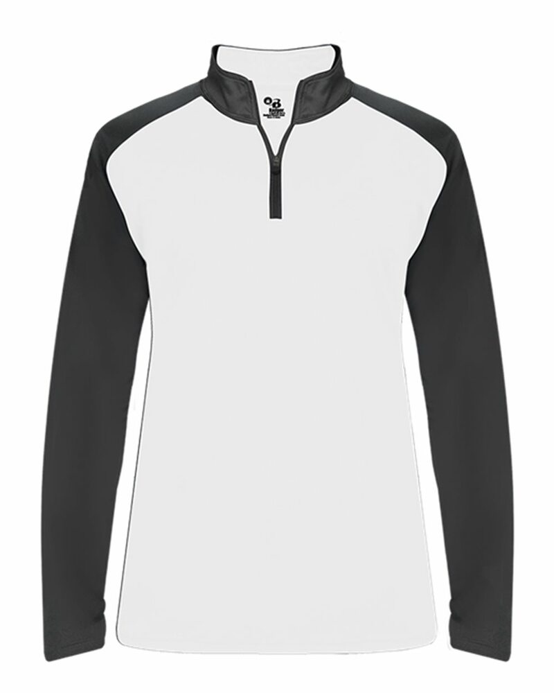 Badger Sport 4008 Ultimate Softlock Women's 1/4 Zip Front Fullsize"