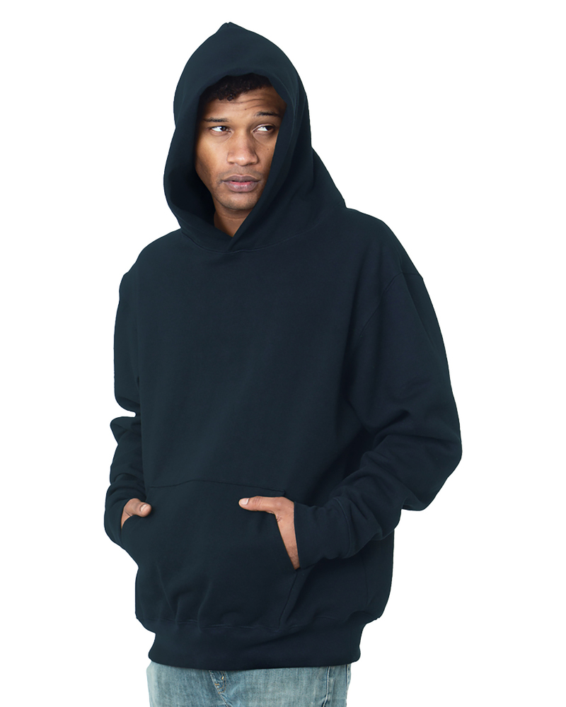 bayside ba4000 adult super heavy hooded sweatshirt Front Fullsize