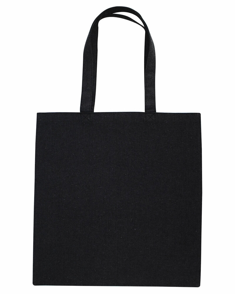 oad oad113r midweight recycled cotton canvas tote bag Front Fullsize