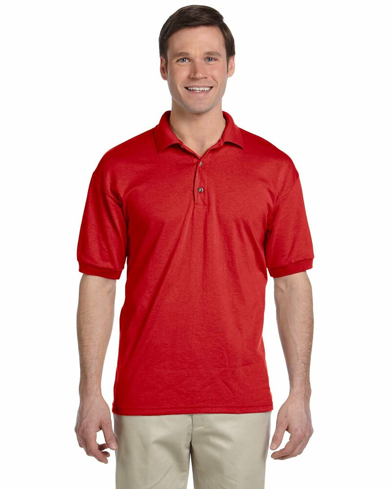 Gildan G880 Adult 6 oz. 50/50 Jersey Polo Front Fullsize"