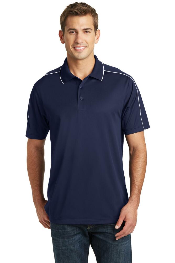 Sport-Tek ST653 | Micropique Sport-Wick ® Piped Polo | ShirtSpace