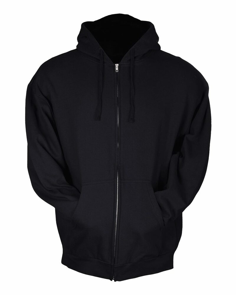 Tultex 331 Full-Zip Hooded Sweatshirt Front Fullsize"