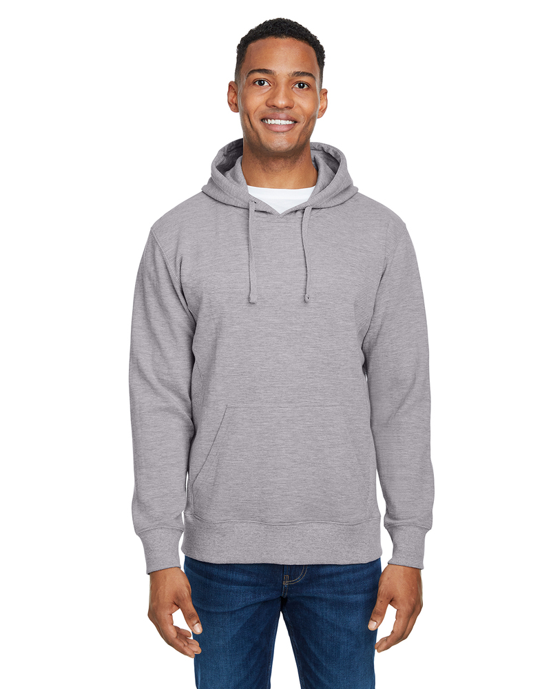 j america ja8706 ripple fleece pulllover hood Front Fullsize