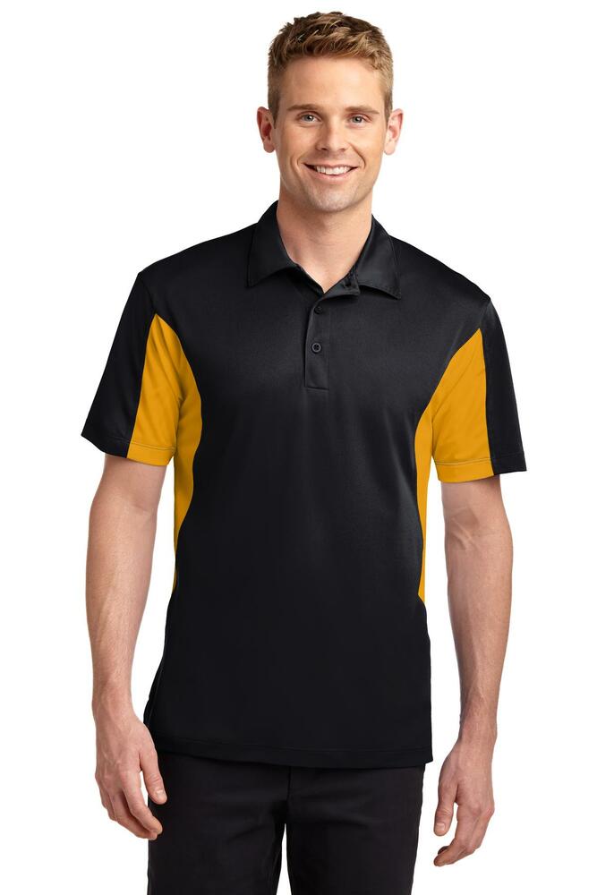 Sport-Tek ST655 Side Blocked Micropique Sport-Wick ® Polo Front Fullsize"