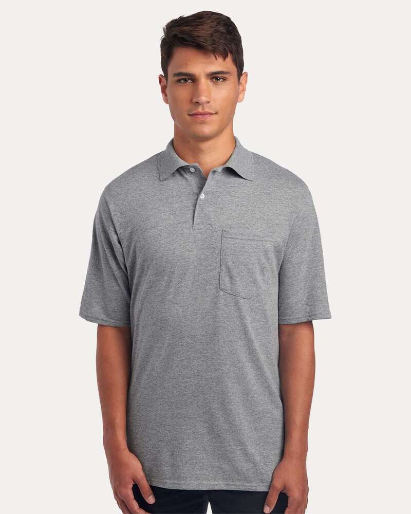 jerzees 436mp dri-power® polo with pocket Front Fullsize