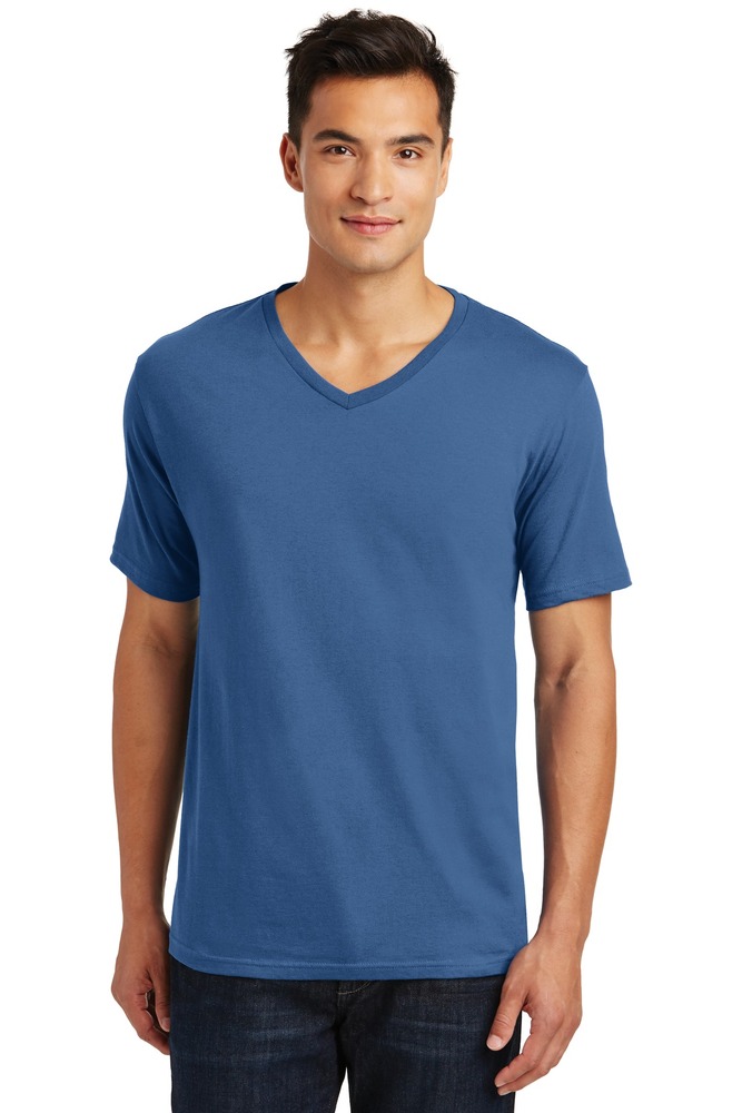 district dt1170 mens perfect weight ® v-neck tee Front Fullsize