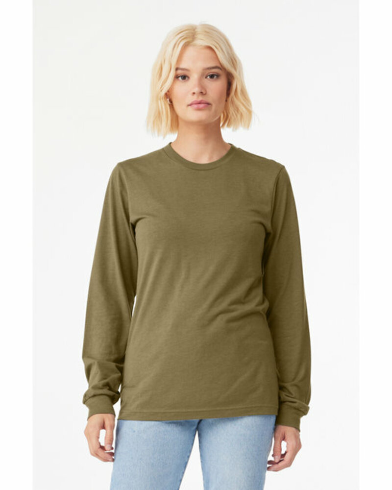 bella + canvas 3513 unisex triblend long-sleeve t-shirt Front Fullsize
