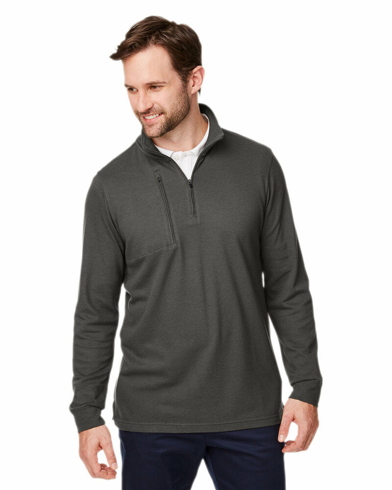 devon & jones dg400 new classics™ men's performance quarter-zip Front Fullsize