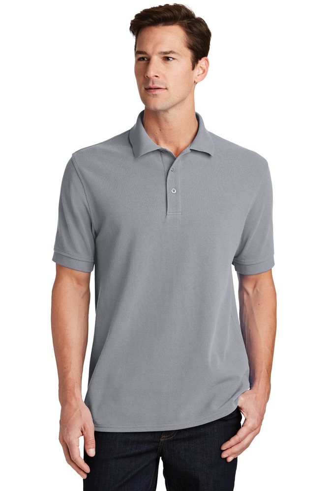 port & company kp1500 combed ring spun pique polo Front Fullsize