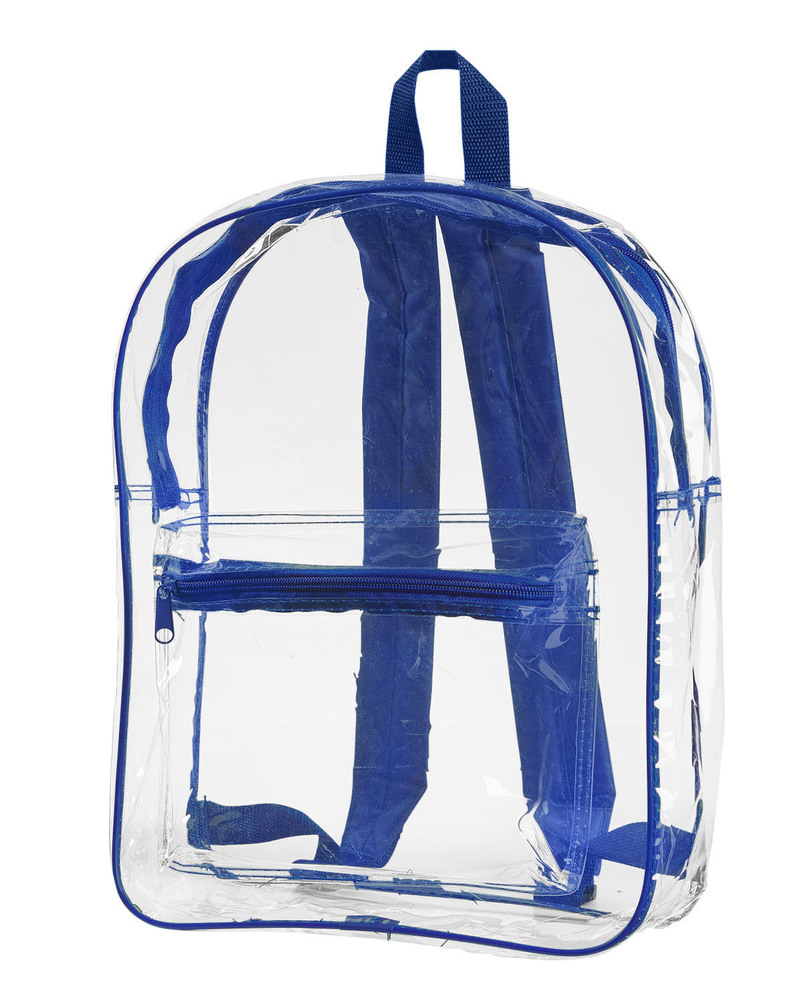 Liberty Bags 7010 Clear Backpack Front Fullsize"