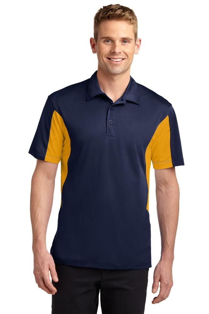 Sport-Tek ST655 Side Blocked Micropique Sport-Wick ® Polo Front Fullsize"