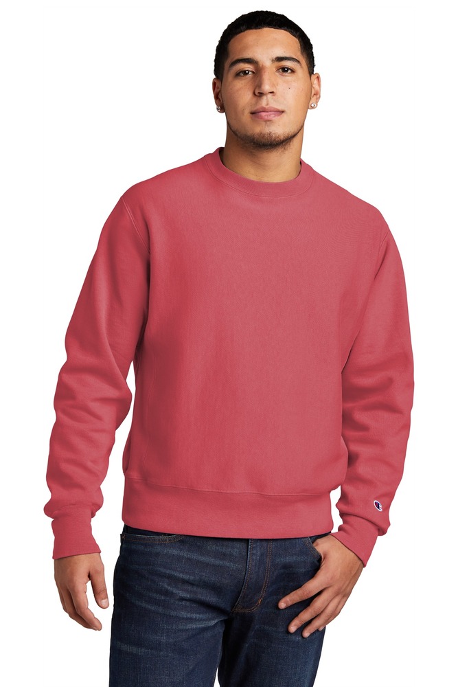 champion gds149 reverse weave ® garment-dyed crewneck sweatshirt Front Fullsize