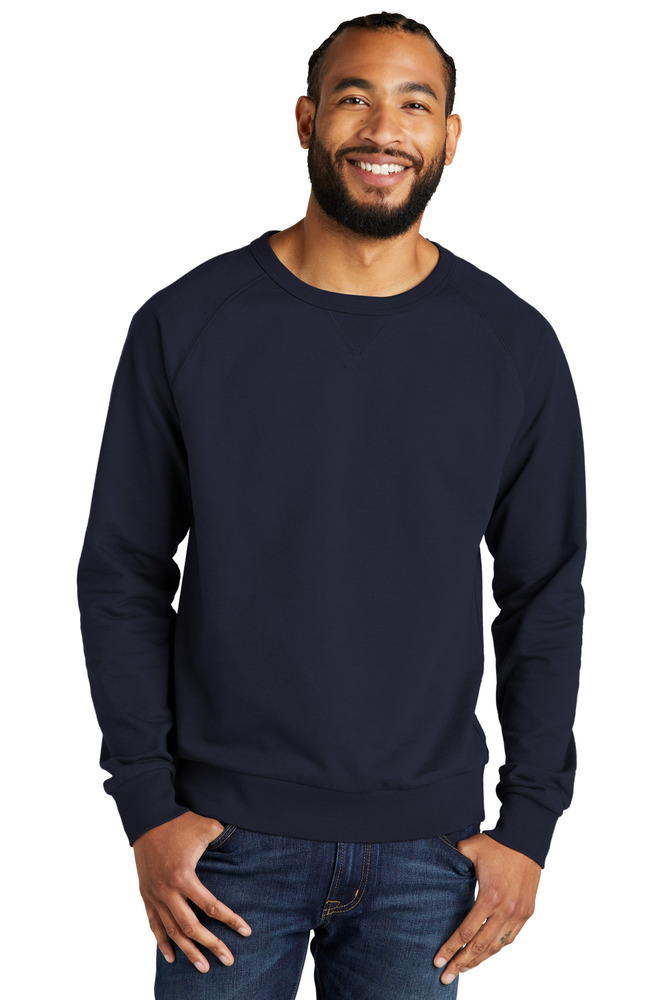 Allmade AL4004 Unisex Organic French Terry Crewneck Sweatshirt Front Fullsize"
