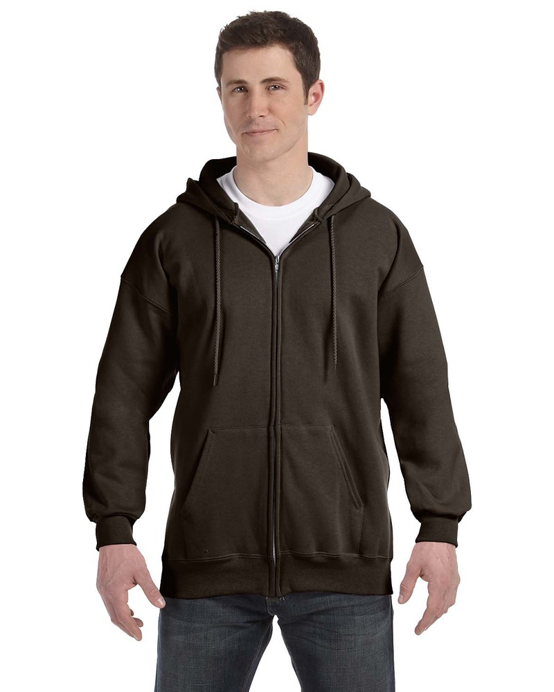 Hanes F280 Ultimate Cotton ® - Full-Zip Hooded Sweatshirt Front Fullsize"