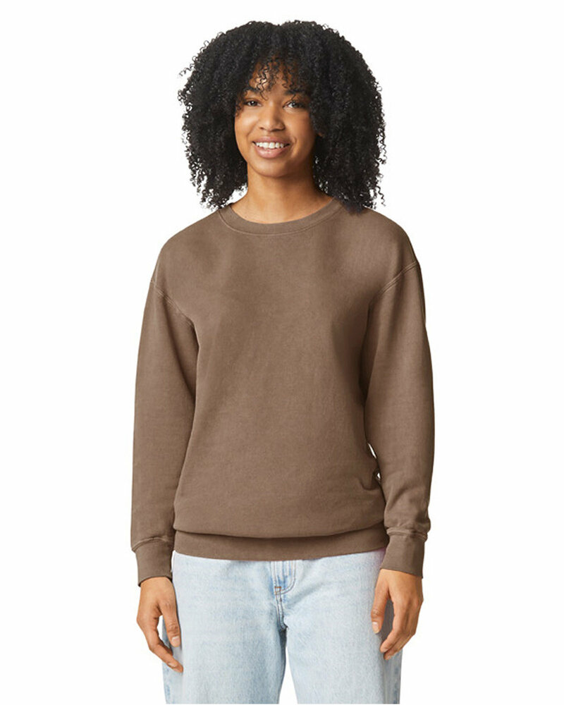 Comfort Colors 1466CC Unisex Lighweight Cotton Crewneck Sweatshirt Front Fullsize"