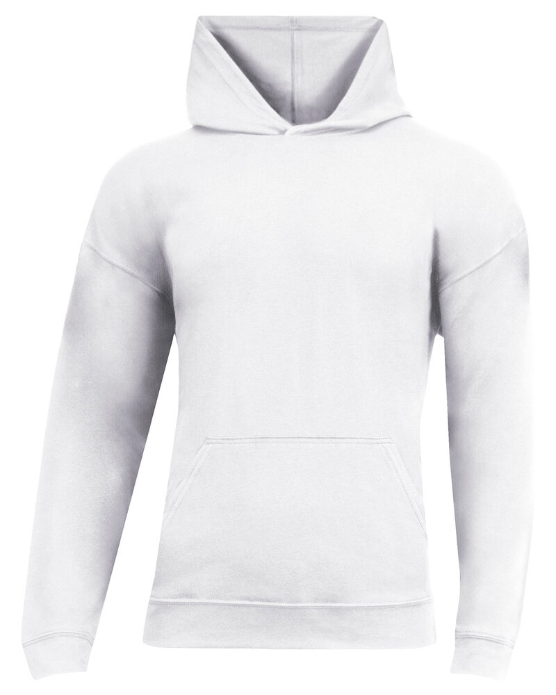 A4 N3528 Unisex Softek Long-Sleeve Hooded T-Shirt Front Fullsize"